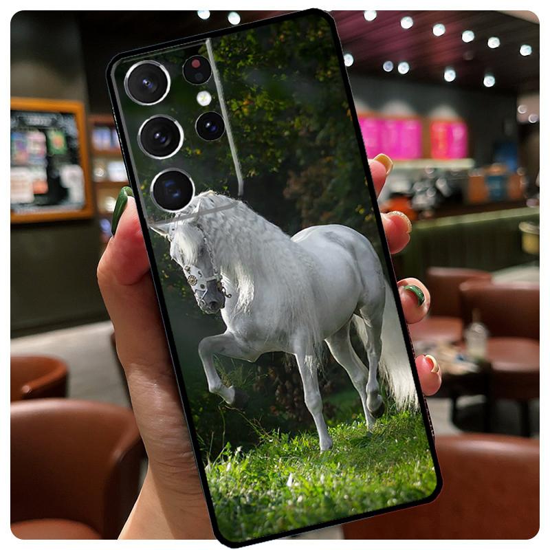 Horse Animal Phone Case For Samsung Galaxy S25 Ultra S20 S21 S22 S23 S24 Ultra S9 S10 Plus S25 FE Cover