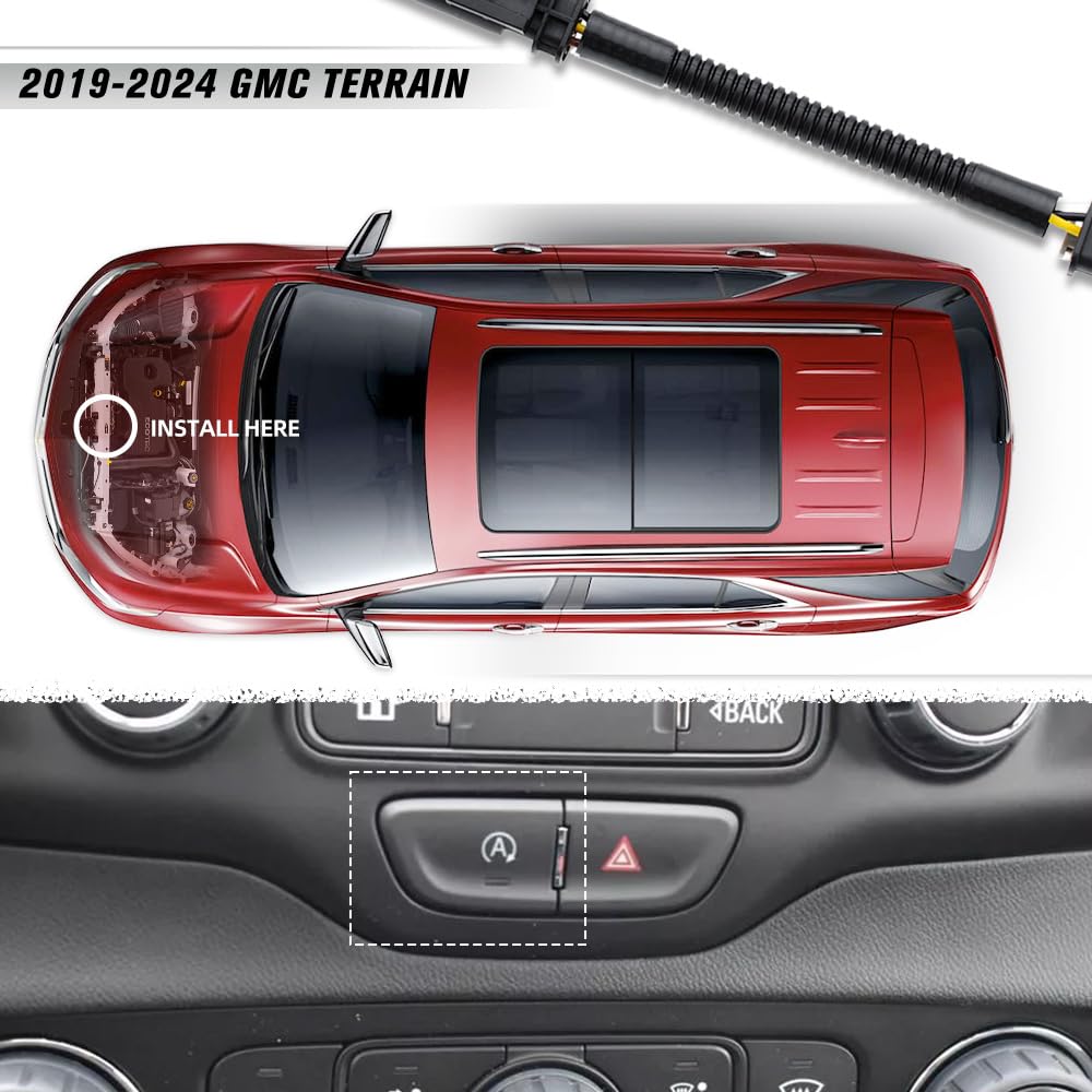 Auto Start Stop Eliminator for 2019-2024 GMC Terrain/Chevy Equinox/Traverse/Blazer 2024-2025 Chevy Trax 2021-2024 Chevy Trailblazer Auto Stop