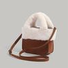 Women's Bag Autumn Winter Retro New Suede Velvet Handbag Small Square Bag Fashion Fluffy Crossbody Shoulder Bag