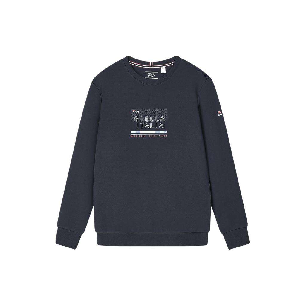 New FILA Sweatshirt Men's Legend Blue F11M411211F-NV