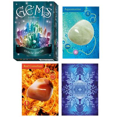 [A1002] - 'Gems' Inspired Card Game (oracles) - 13. 5x10x3cm