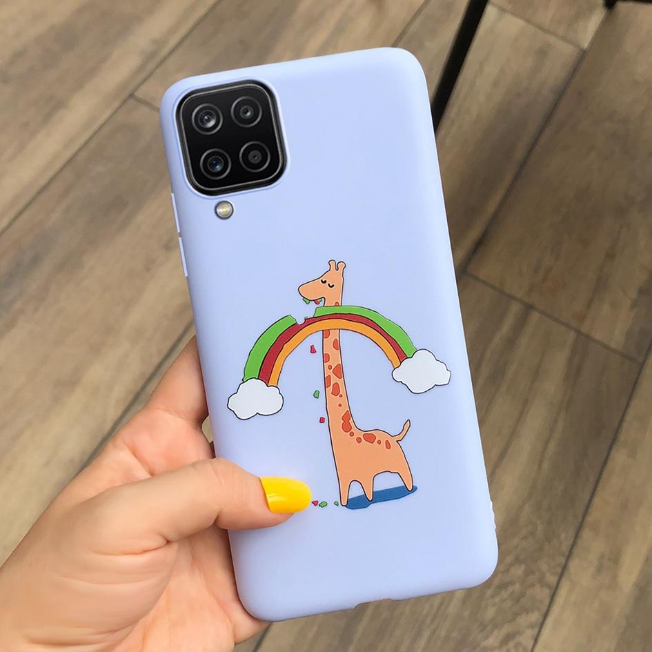 For Samsung Galaxy A12 Case Samsung A42 5G Lovely Heart Cover Back Fundas For Samsung A 12 SM-A125F SM-A426B A 42 5G Phone Cases