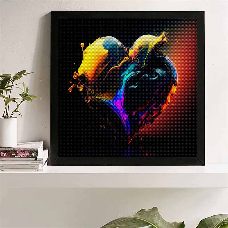 

New Arrival 5D DIY Full Circle Diamond Painting Abstract Pattern Embroidery Cross Stitch Home Decor Gift 20x20cm