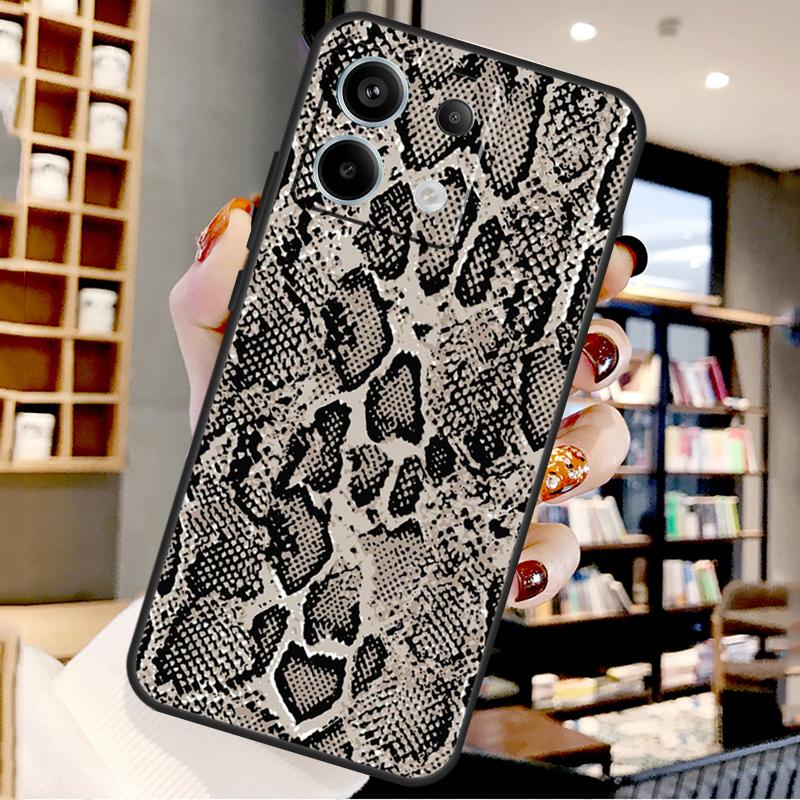 

Змеиная Кожа Для Xiaomi Redmi Note 14 Pro 13 12 11 9 10 15 Pro Plus Чехол Для Redmi 15 15C 14C 10C 12C 13C Redmi 13 4G