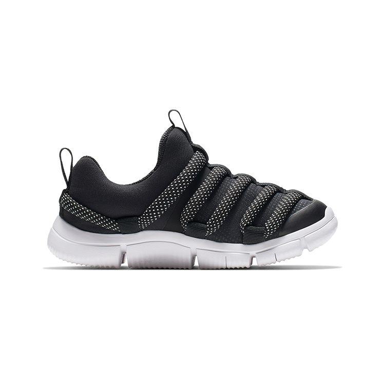 Nike Novice Non-Slip Shock Absorbing Low-Top Sports Casual Shoes Kids Sneakers Black White AQ9661-001