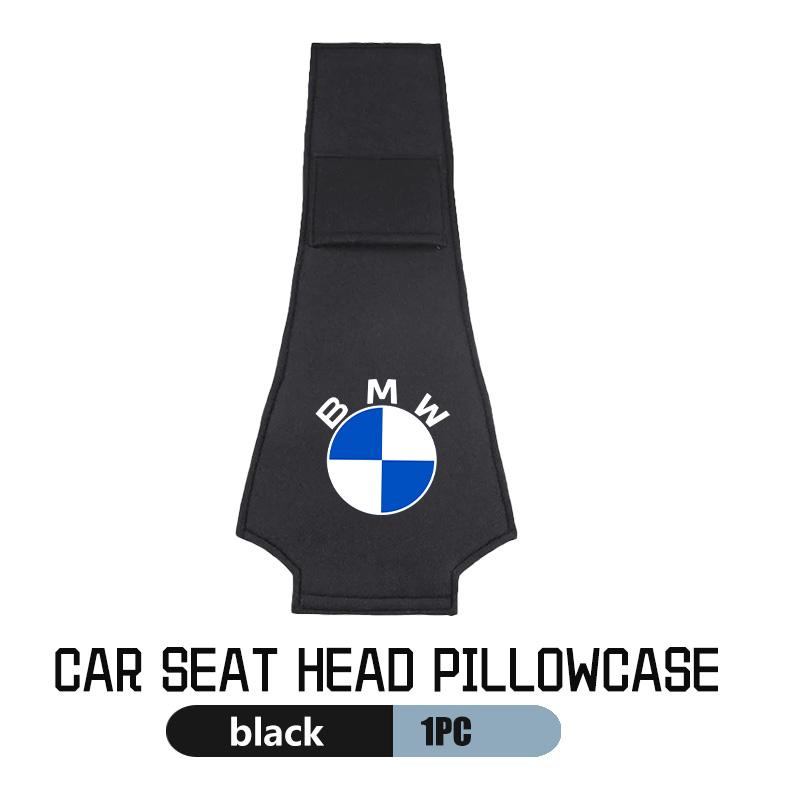 DKXA1 Car Logo Headrest Cushion Cover Badge Head Neck Pillow Case For BMW M Performance E36 E46 E60 E90 E91 E92 E93 F30 F20