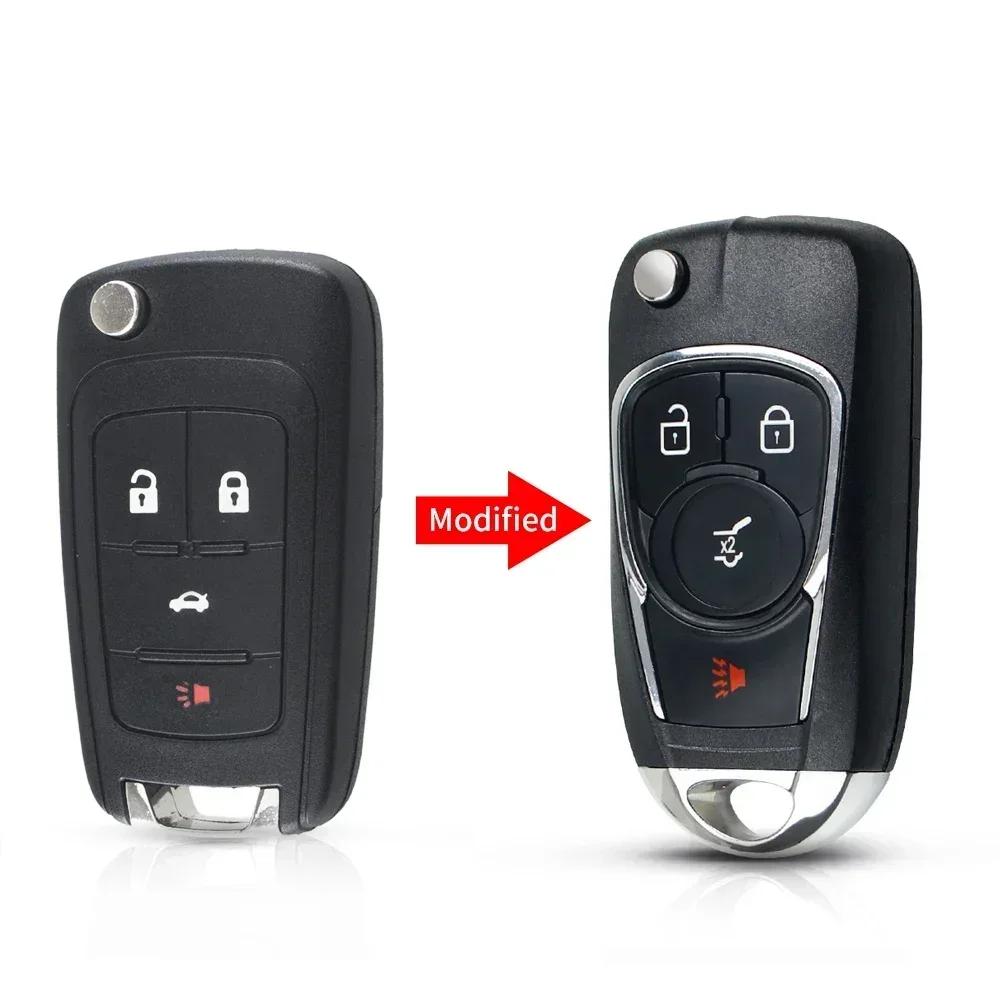 S For Chevrolet Cruze Epica Lova Camaro Vauxhall Insignia Astra For Buick Modified 2/3/4/5 Buttons Remote Key Shell