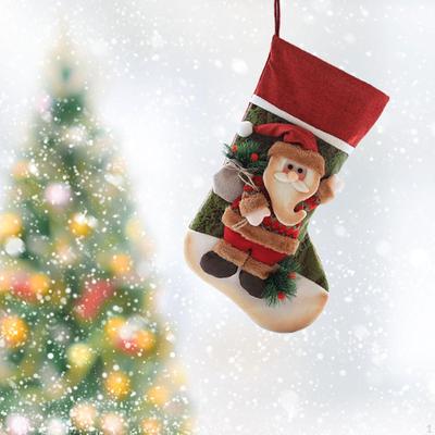 Weihnachtsstrumpf Dekoration Weihnachtsstrumpf Hängeornament für Kamin