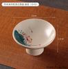 1pc Ceramic Dim Sum Tray Afternoon Tea and Snack Plate Chinese Style Sacrificial Dishes Kitchen High Footed Dish Household Items