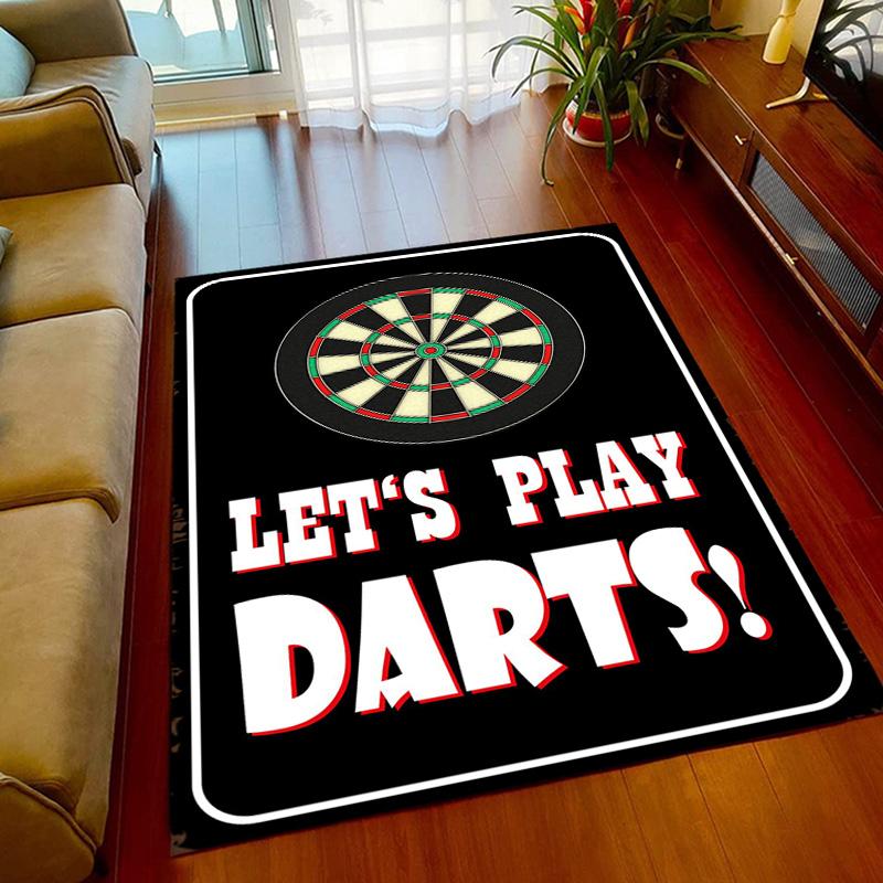 

Sport carpet dart target printing carpet game room living room bedroom Area non-slip carpet door mat birthday Rugs gift home 60x90(23x35in)
