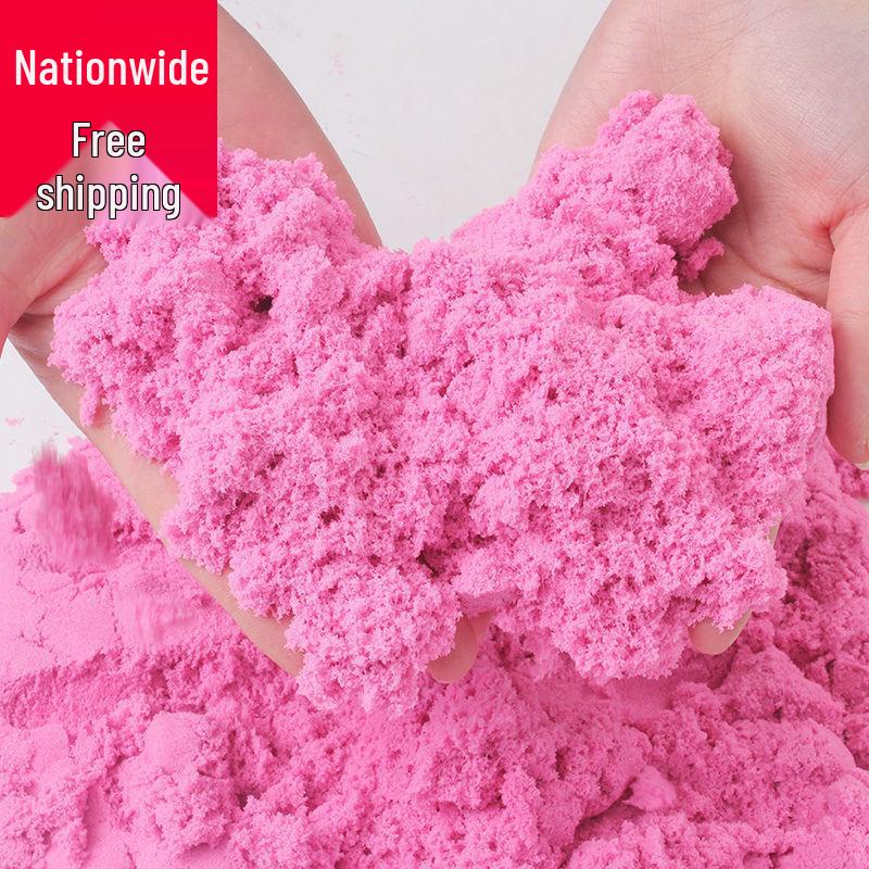 

Free Shipping: 5 lbs Children s Space-Themed Magic Sand - Educational, 3C Certified, Colorful Clay 5 lbs Pack [Transparent Ziplock Bag] помаранчевий