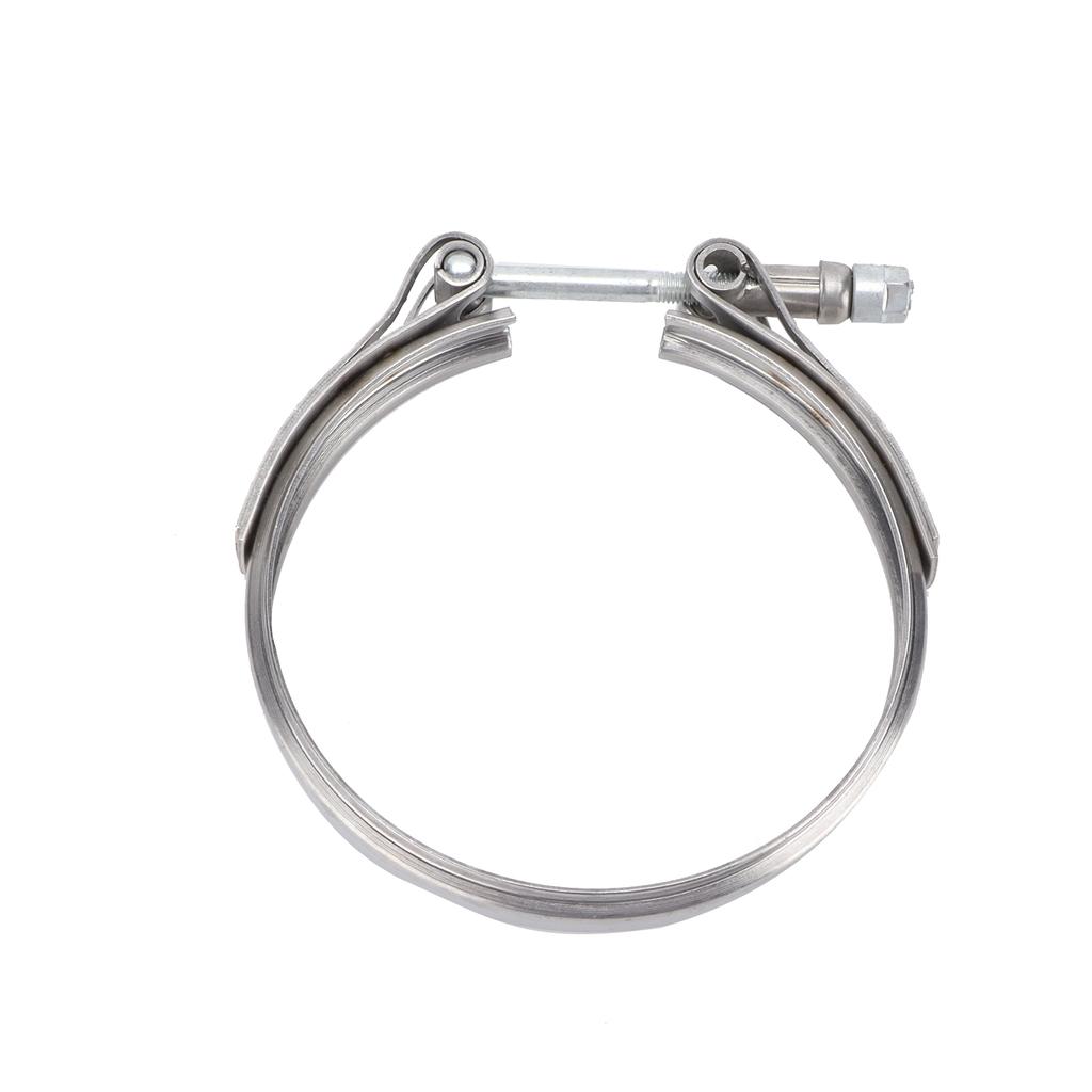 Car Turbocharger Exhaust V Band Clamp 186917 109‑114mm 4.3‑4.5in Replacement for Holset HX52 HX55