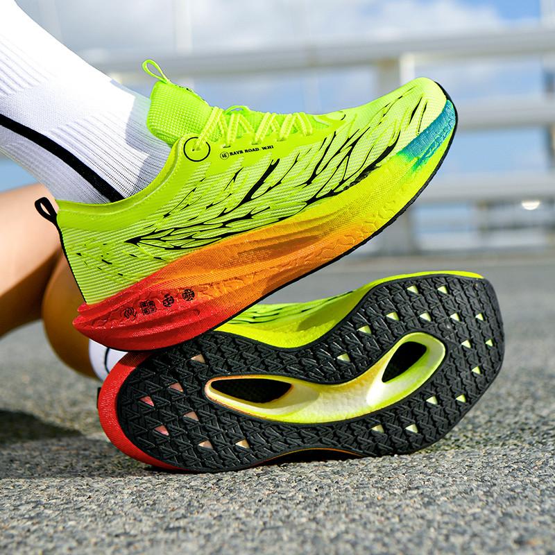 New Soft Sole Cushioning Men'S Running Shoes For Women High-Quality Road Jogging Shoes Light Comfy Sneakers Reflective Night Run