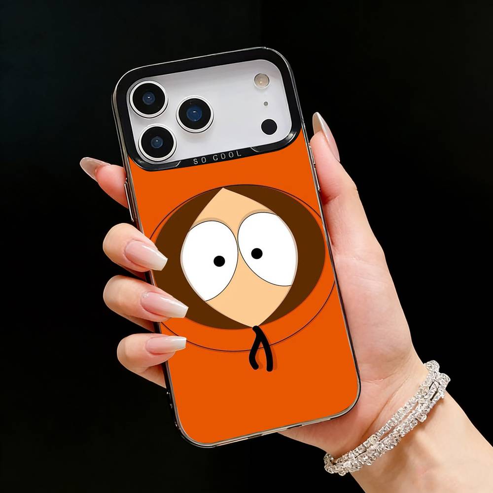 Kenny McCormick S-South Park Phone Case For iPhone17, 16,15,14,13,12 Pro Max Black Candy Matte Shockproof Cover iPhone17