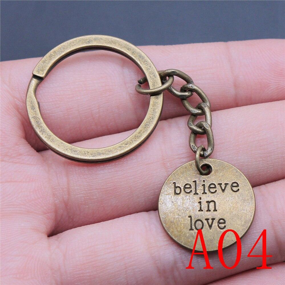 Buy Simple Round Plate Key Chain Parts Designer Keychain Keyring Car at