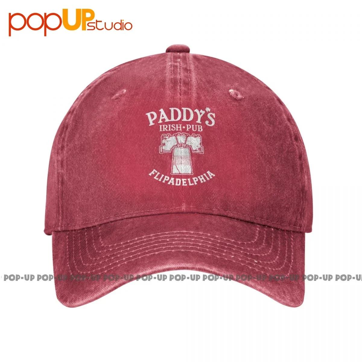 Its Always Sunny In Philadelphia Paddys Pub Flipadelphia Washed Denim Baseball Cap Trucker Hats Sports One Size
