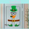 Unique St. Patrick's Day Door Decorations With Colorful Leprechaun And Gold Coin Themes