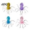 Handheld Stress Reliever Mini Glitter Octopus Squeeze Toy, Simulated Relief Sea Animal Fidget Toy Soft Shaped for Relaxation