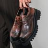 Thick Soled Classic New Leather Shoes Retro British Style Dress Up Party Daily Leisure and Office 38-46 Quality Shoes