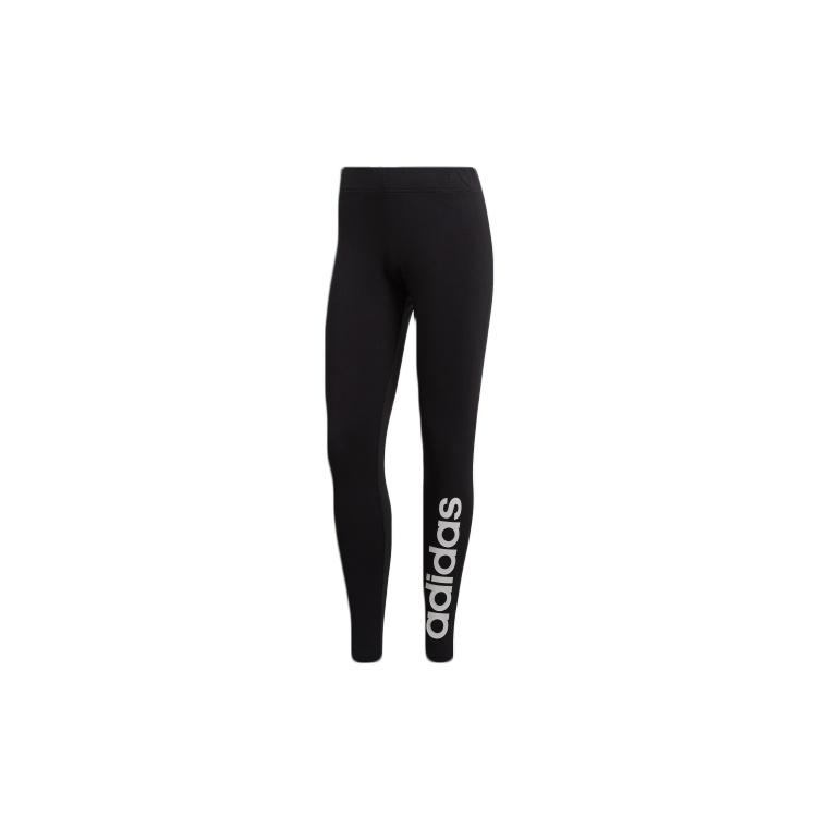 (WMNS) adidas Essentials Linear Leggings Black White Women s DP2386 S