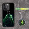 Custodia per Telefono Levi Ackerman Attack on Titan Per iPhone 16,15,14,13,12,11,Pro,Max,Plus,Mini,SE Ricarica Wireless Magnetica Magsafe