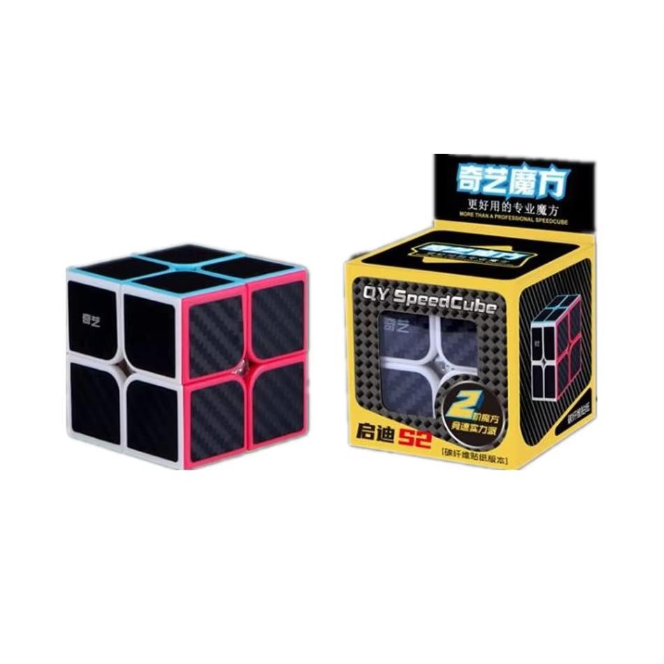 Qiyi Carbon Fibre Magic Cube 2x2 3x3 4x4 5x5 Pyramid Educational Puzzle Magic Cube Toys For Children Gift Toy Cubo Magico