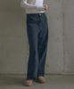 Siyajyu Sijn6067 Brushed New Wide Carpenter Pants_Navy