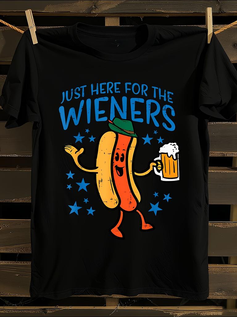 Funny German Beer Hot Dog Graphic Tshirt