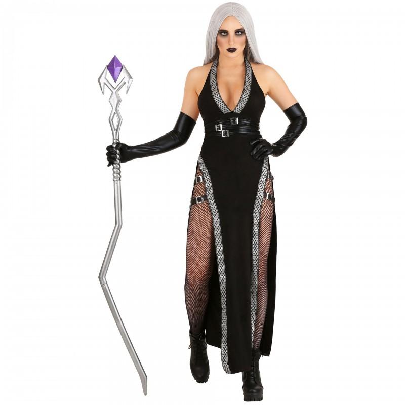 M-XL Magic Witch Costume Halloween Cosplay Dress Women Game Party