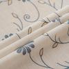 Waterproof Cotton Linen Embroidered Tablecloth for Dining or Coffee Table