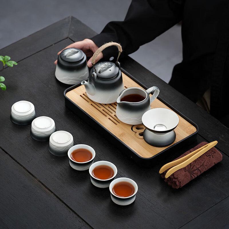 Zhuijia Ceramic Car Travel Tea Set