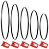Record Player Belts Rubber Turntable Belts Essential Diamond Styluses Needle Record Player Needle for Record Players