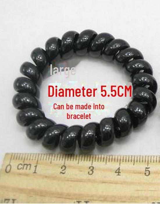 Candy-Colored Thick Bracelet-Style Hair Ring: Extra-Large Korean Rubber Band and Spring Headband Ornament