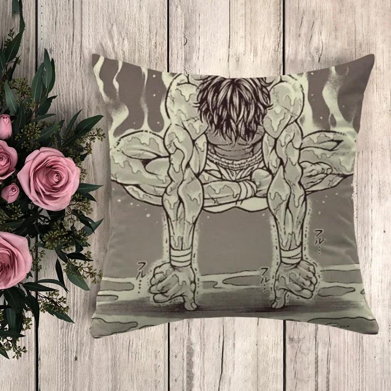 Kissen Baki Hanma Dekorative Kissenhülle Dekor Kissenbezüge für Kissen x Kissenbezüge Autodekoration Kissenbezüge Sofa