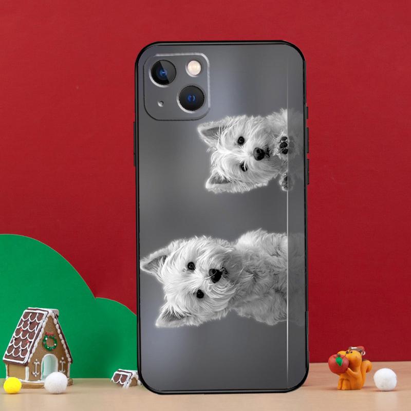 Westie Dog Case For iPhone 15 12 14 Pro Max 11 13 Mini Plus XR X XS Max Phone Back Cover