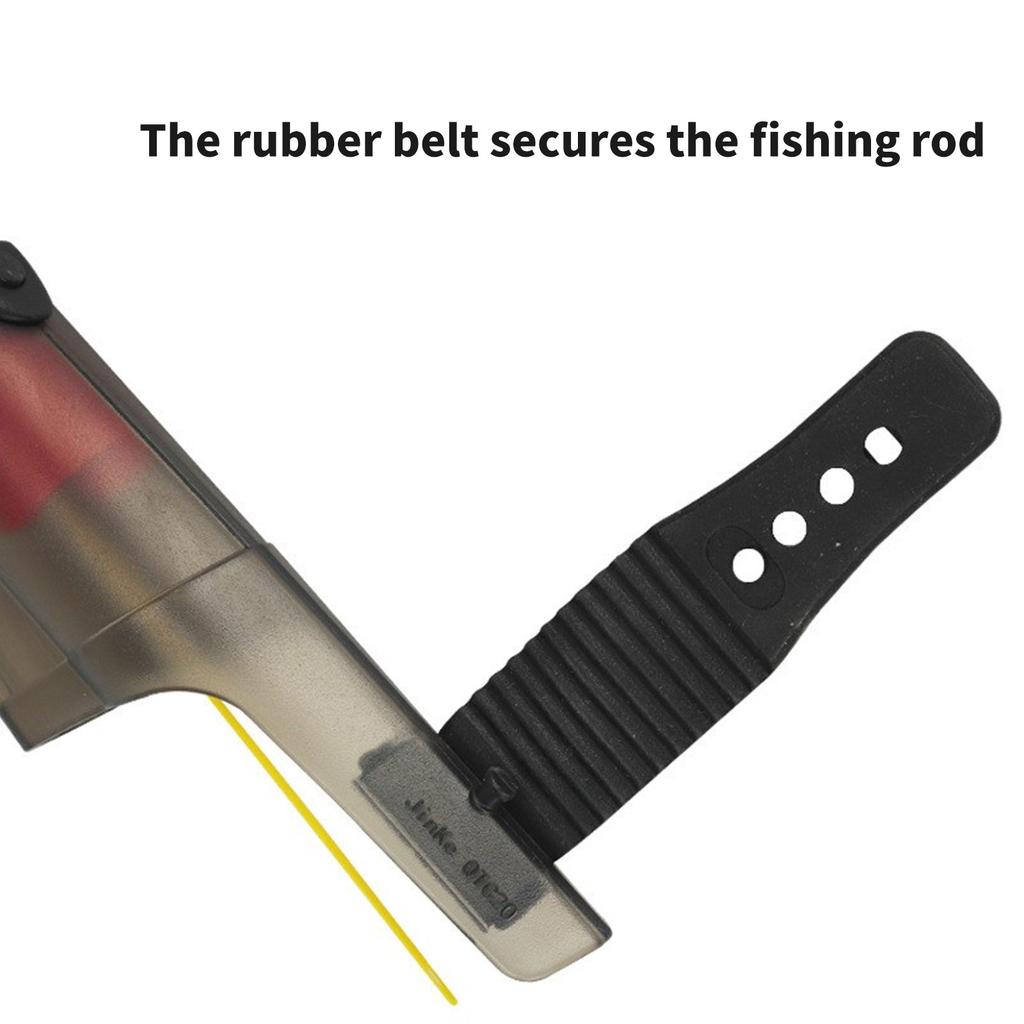 Fishing Pole Guide Protection Cover Fishing Rod Tip Cap with Fixing Belt Rod Top Hat Protector Fishing Rod Accessories
