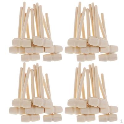40 Pieces Wooden Hammer Mallet 140x43x19mm Lobster Seafood - 40pcs