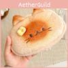 Cat Siamese Garden Toast Hanging Type Coin Purse Storage Bags Plush Gift Soft
