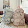 Puppy Printed Schoolbag Junior High School Students Lightweight Backpack Women's Cartoon Backpack