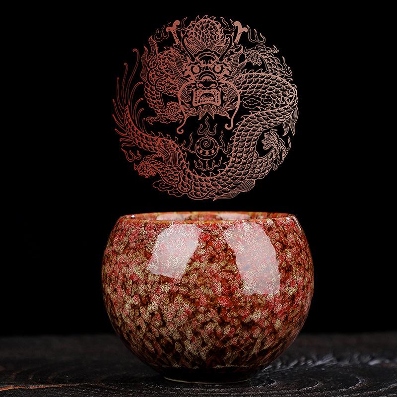 Handmade Ceramic Master Cup Porcelain Teacup Retro Tea Tasting Mug Chinese Kung Fu Gongfu Teaware Set Japanese Drinkware Gift