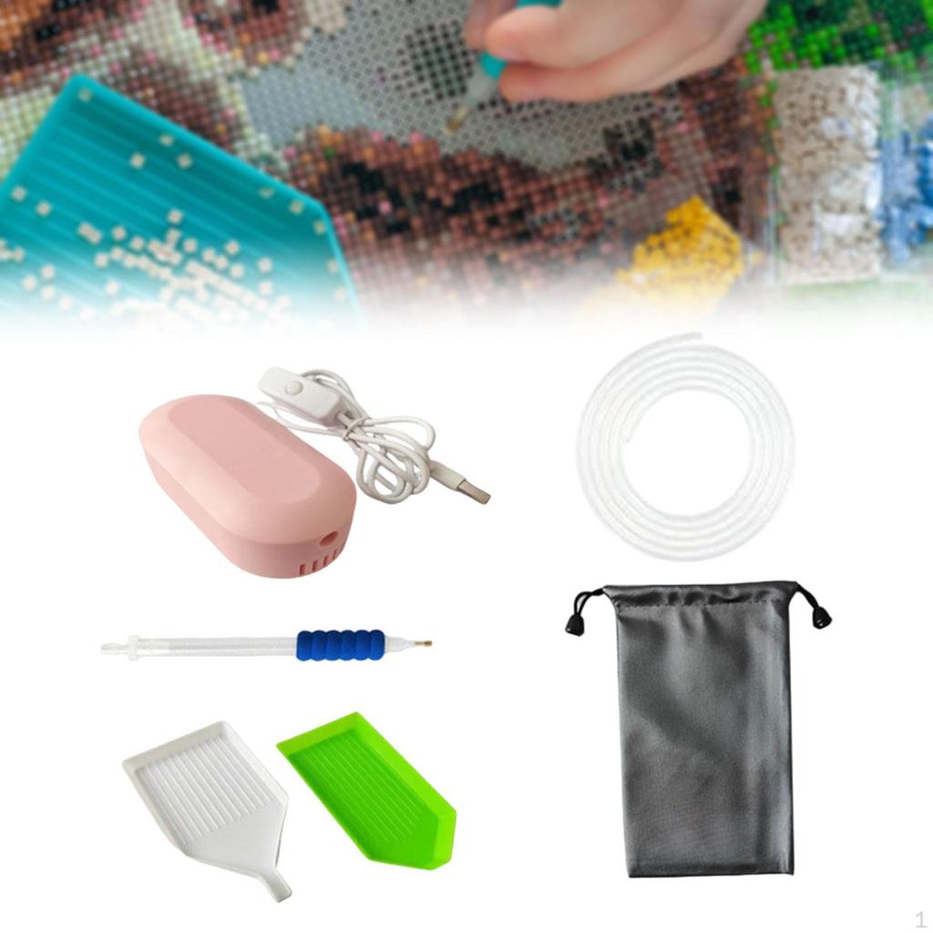 Diamond Art Kit with Electric Painting Pen And Storage Bag for Cross Stitch Crafts