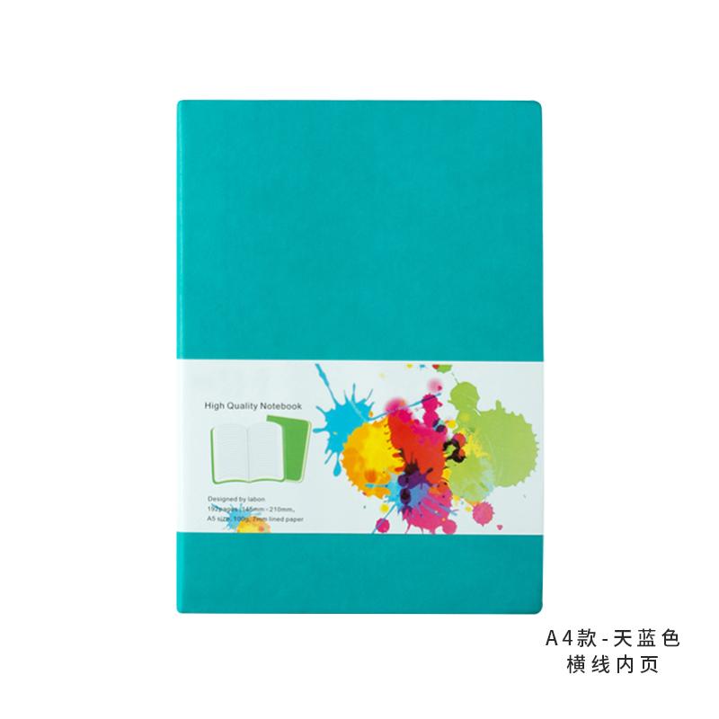 LABON Diary Journal Custom Size A4 A5 Soft Cover Color Edge Paper Notebook