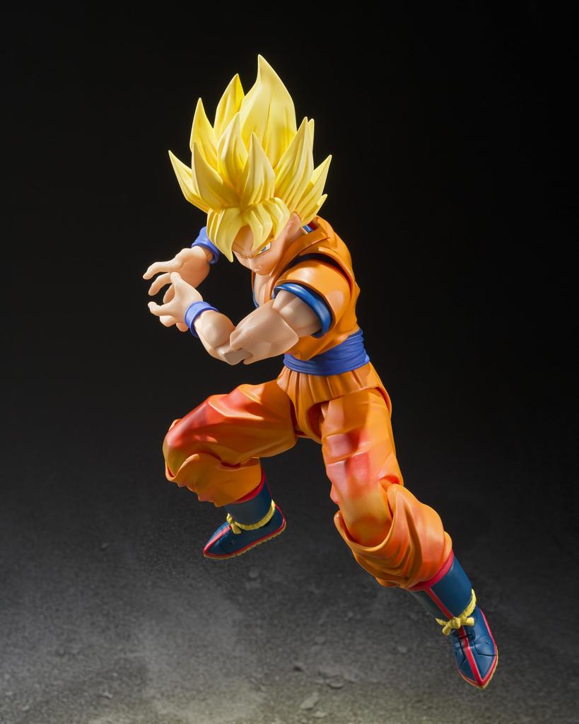 TAMASHII NATIONS Dragon Ball Z Super Saiyan Son Goku Beginning of the Final Approximately 145mm PVC ABS Painted Movable Figure S.H.Figuarts (The