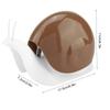 Snail Shape Press Style Soap Liquid Bottle Hand Lotion Dispenser Bathroom Accessories (Brown)
