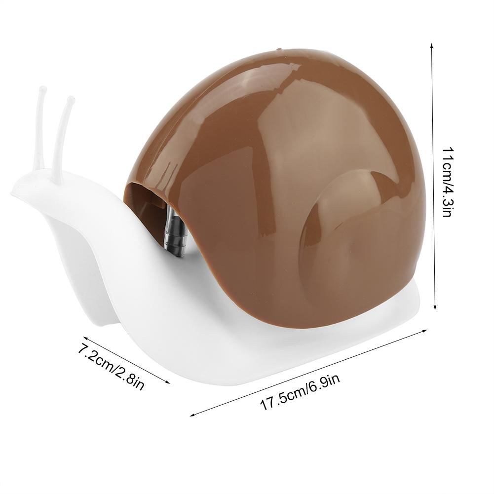 Snail Shape Press Style Soap Liquid Bottle Hand Lotion Dispenser Bathroom Accessories (Brown)
