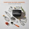 7 Pcs/Set Portable Spice Cruets Set Moisture Proof BBQ Sauce Container Durable Spice Bottles  BBQ