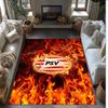 PSV Eindhoven FC Soccer Football Pattern Soft Area Rug Non Slip Indoor Floor Carpet Sports Decor Mat for Bedroom