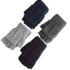 1 Pair Knitted Top Cycling Gloves Adjustable Half Finger Full Finger Winter Outdoor Hiking Warm Cotton Mittens