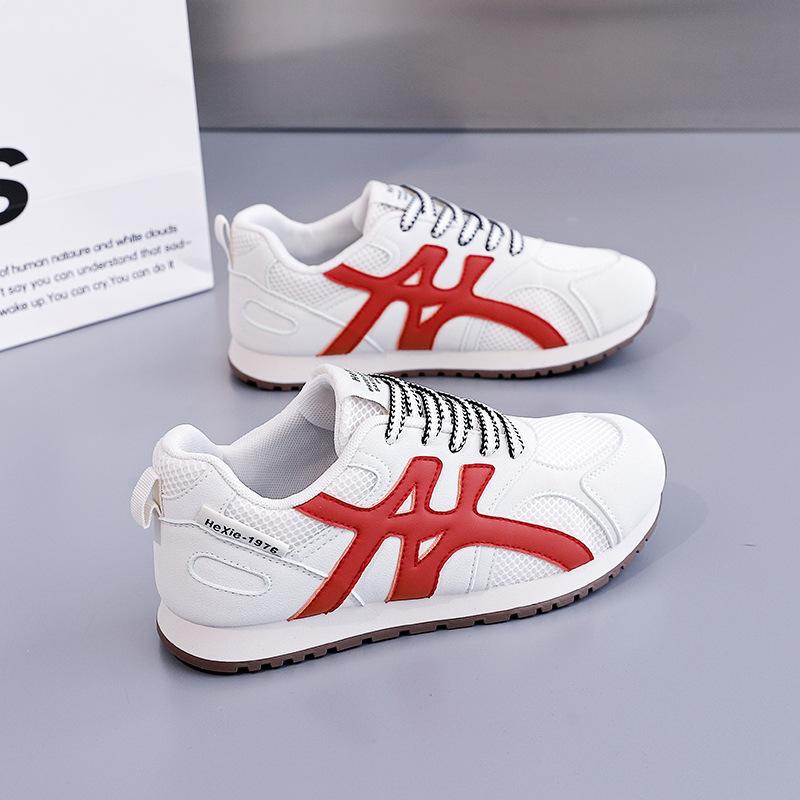 Color matching German training shoes women's 2025 spring fashion mesh lace-up sports and leisure shoes retro Forrest Gump shoes women's FL918