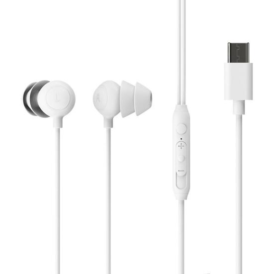 

Проводные наушники, удобные наушники-вкладыши с шумоизоляцией, Hi-Fi звук, тяжелый латунный чувствительный динамик, наушники типа C белый